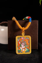Acala Wisdom King Guardian of the Rooster Titanium Alloy Shell - Thangka Art Space