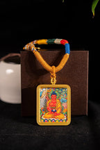 Amitabha Buddha Guardian of the Dog & Pig Titanium Alloy Shell - Thangka Art Space