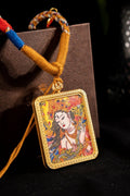 Green Tara - The Compassionate Mother of All Beings Titanium Alloy Shell - Thangka Art Space
