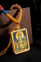 Green Tara - The Compassionate Mother of All Beings Titanium Alloy Shell - Thangka Art Space