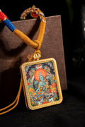 Green Tara - The Compassionate Mother of All Beings Titanium Alloy Shell - Thangka Art Space