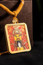 Lord Wu Ye - The Dharma Protector and Wealth God of Wutai Mountain Titanium Alloy Shell - Thangka Art Space