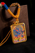 Mahakala - The Dual Manifestation of Protector and Wealth God Titanium Alloy Shell - Thangka Art Space