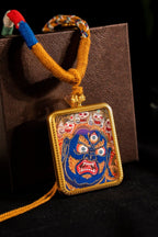 Mahakala - The Dual Manifestation of Protector and Wealth God Titanium Alloy Shell - Thangka Art Space