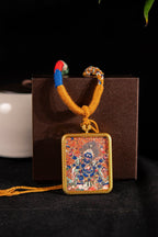 Mahakala - The Dual Manifestation of Protector and Wealth God Titanium Alloy Shell - Thangka Art Space
