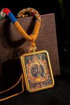 Mahakala - The Dual Manifestation of Protector and Wealth God Titanium Alloy Shell - Thangka Art Space
