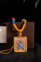 Mahakala - The Dual Manifestation of Protector and Wealth God Titanium Alloy Shell - Thangka Art Space
