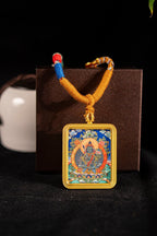 Mahasthamaprapta Bodhisattva Guardian of the Horse Titanium Alloy Shell - Thangka Art Space