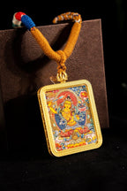 Manjushri Bodhisattva Guardian of the Rabbit Titanium Alloy Shell - Thangka Art Space