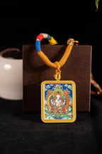 Thousand-Armed Avalokiteshvara Rat Guardian Titanium Shell - Thangka Art SpaceThousand-Armed Avalokiteshvara Rat Guardian Titanium ShellThousand-Armed Avalokiteshvara Rat Guardian Titanium Shell