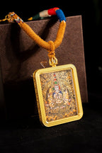 Thousand-Armed Avalokiteshvara Rat Guardian Titanium Shell - Thangka Art SpaceThousand-Armed Avalokiteshvara Rat Guardian Titanium ShellThousand-Armed Avalokiteshvara Rat Guardian Titanium Shell