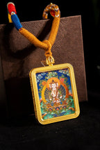 Vairocana Buddha Supreme Primordial Buddha Titanium Alloy Shell - Thangka Art Space