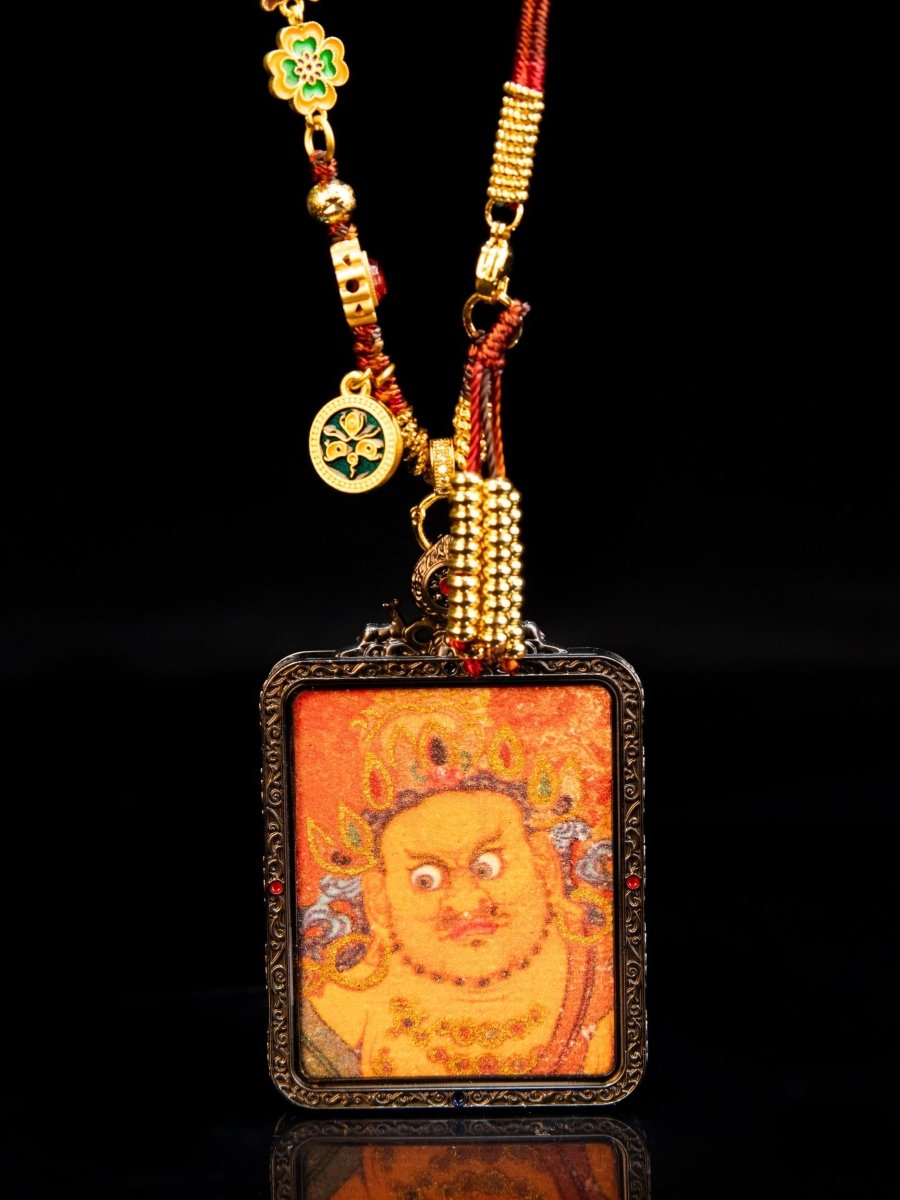 Yellow Jambhala （Special Edition） - Thangka Art Space