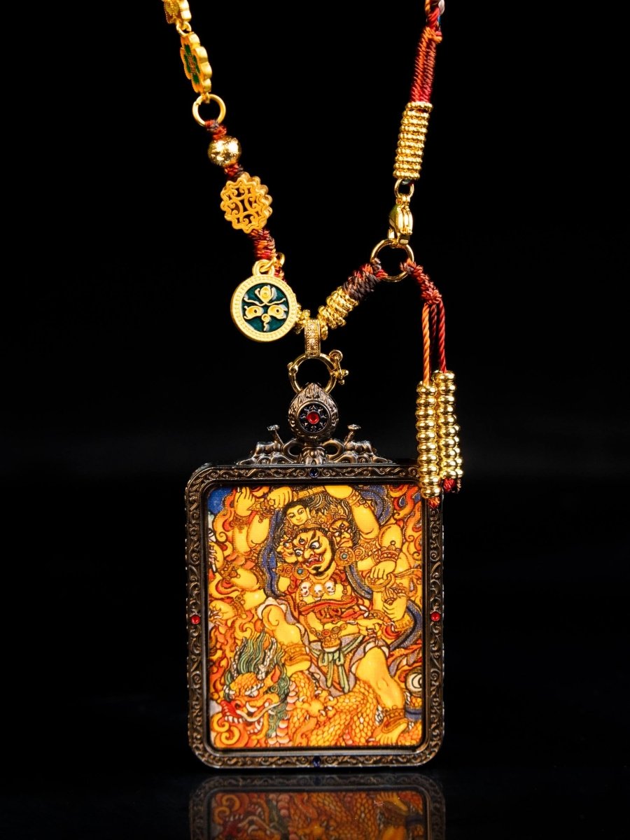 Yellow Jambhala （Special Edition） - Thangka Art Space
