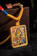 Yellow Jambhala - The Chief of the Five Wealth Gods Titanium Alloy Shell - Thangka Art Space
