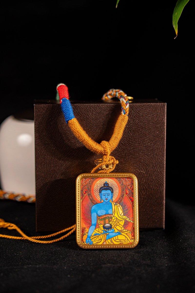 Zaki Lamu - The Only Female Wealth Goddess of the Tibetan Plateau Titanium Alloy Shell - Thangka Art Space